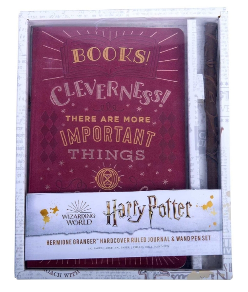 Picture of Harry Potter Hermione Granger Hardcover Ruled Journal and Wand Pen Set