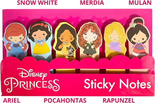 Picture of Disney Princess Sticky Notes Set Girl Back to School Supplies 2024