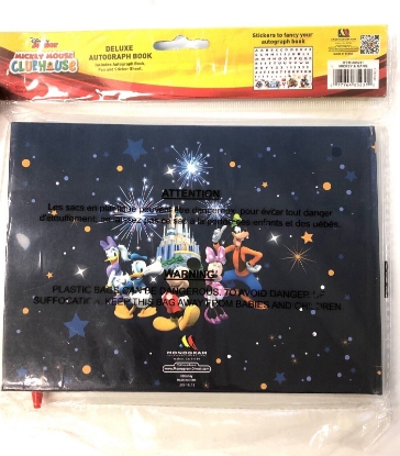 Picture of Disney Mickey And Friends Deluxe Autograph Book With Pen 50 Pages