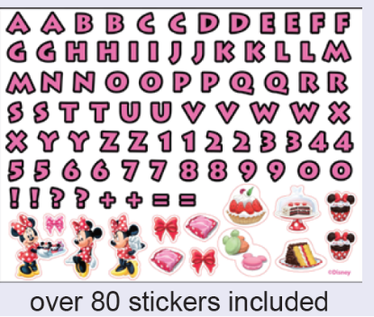 Picture of Disney Minnie Mouse Red Hearts Deluxe Autograph Book With Pen 50 Pages