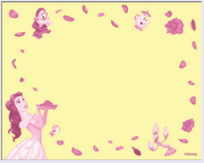 Picture of Disney Princess Beauty And The Beast Deluxe Autograph Book With Pen