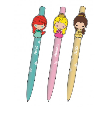 Picture of Disney Princess 3 Pack Soft Touch Ball Pen Set Ariel Aurora Belle