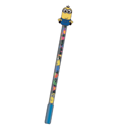 Picture of Universal Minions Bob & Dave Topper 2 Pack Novelty Gel Pen Stuart & Kevin