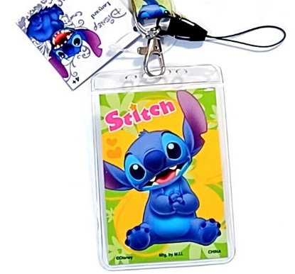 Picture of Disney Stitch All Over Print Lanyard With Card Holder
