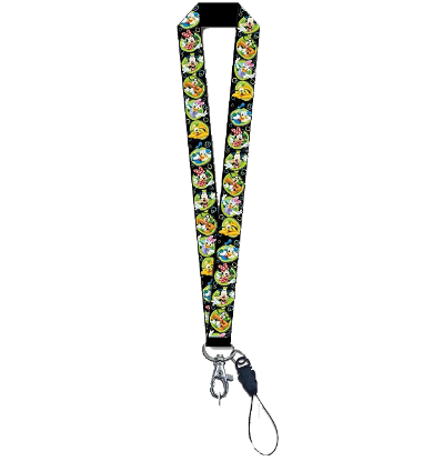 Picture of Disney Mickey & Gang Black Lanyard with Card Holder