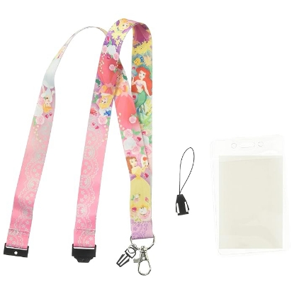 Picture of Disney Princess Pink Lanyard With Card Holder