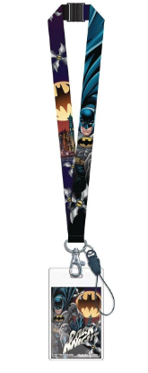 Picture of DC Comics Batman Cartoon Character Lanyard With Card Holder