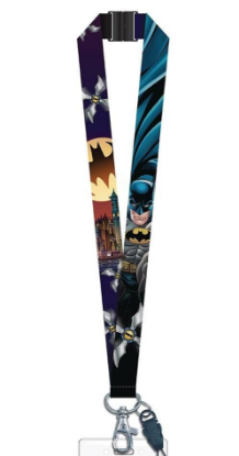 Picture of DC Comics Batman Cartoon Character Lanyard With Card Holder