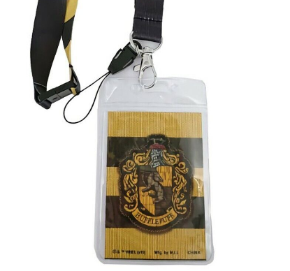 Picture of Harry Potter Hufflepuff Yellow Lanyard With Card Holder