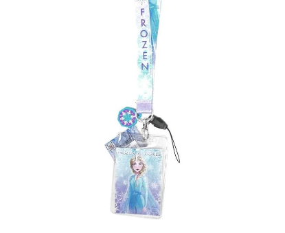 Picture of Disney Frozen II Elsa Frozen Memories Lanyard With ID Holder And Soft Touch Dangle