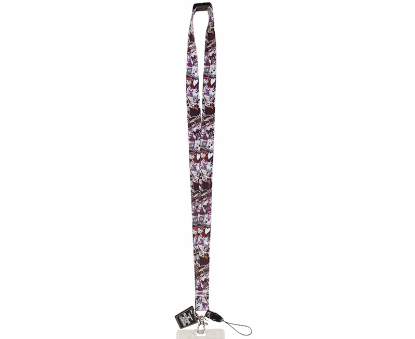 Picture of Nightmare Before Christmas Jack & Sally Lanyard with ID Holder And Soft Touch Dangle