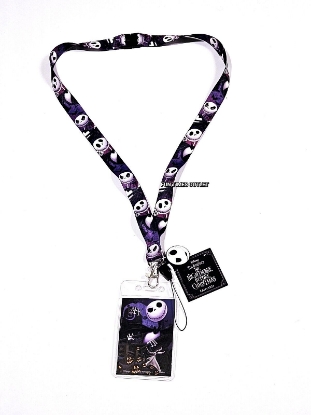 Picture of Nightmare Before Christmas Jack Skellington Lanyard With Badge Holder And Charm