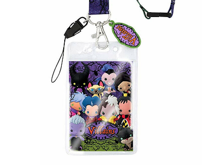 Picture of Disney Villains 3d Foam Style Lanyard With Card Holder And Soft Touch Dangle