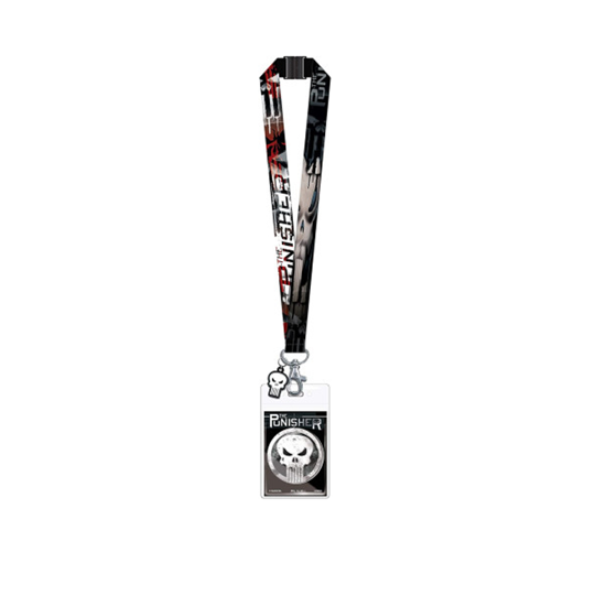 Picture of Marvel The Punisher Lanyard With Soft Touch PVC Dangle