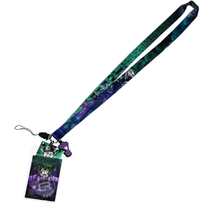 Picture of DC Comics The Joker Lanyard With Soft Touch PVC Dangle