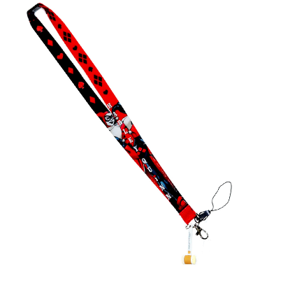 Picture of DC Comics Harley Quinn Lanyard With Card Holder And PVC Soft Dangle