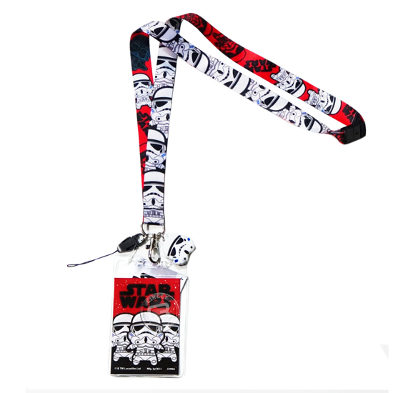 Picture of Star Wars Stormtooper Lanyard With Stromtrooper Soft Touch Dangle