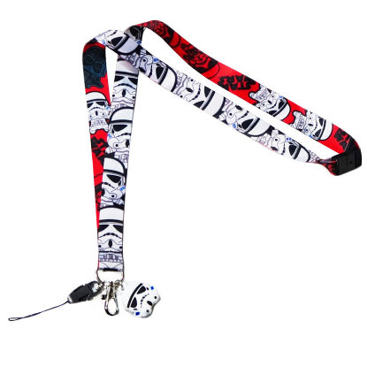 Picture of Star Wars Stormtooper Lanyard With Stromtrooper Soft Touch Dangle