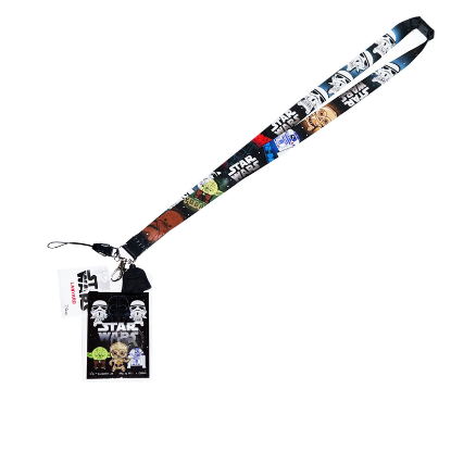 Picture of Star Wars Lanyard With ID Badge Holder & Darth Vader Soft Dangle Charm