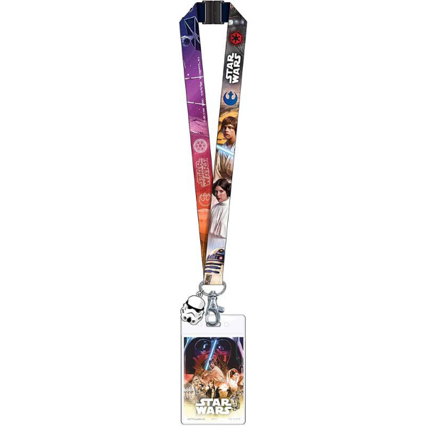 Picture of Star Wars A New Hope Lanyard with Card Holder and Stormtrooper Soft Touch Dangle
