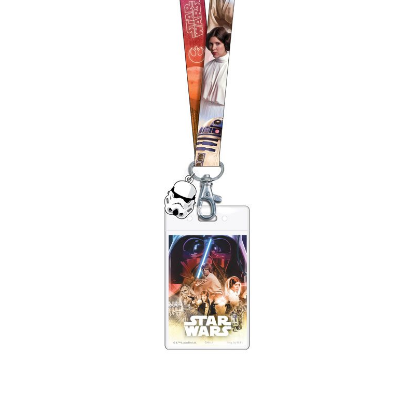 Picture of Star Wars A New Hope Lanyard with Card Holder and Stormtrooper Soft Touch Dangle