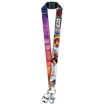 Picture of Star Wars A New Hope Lanyard with Card Holder and Stormtrooper Soft Touch Dangle