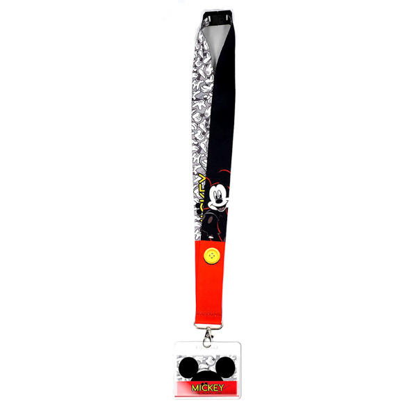 Picture of Disney Mickey Mouse Deluxe Lanyard With ID Card Holder