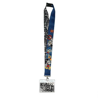 Picture of Disney Mickey Gang Deluxe Lanyard With Card Holder