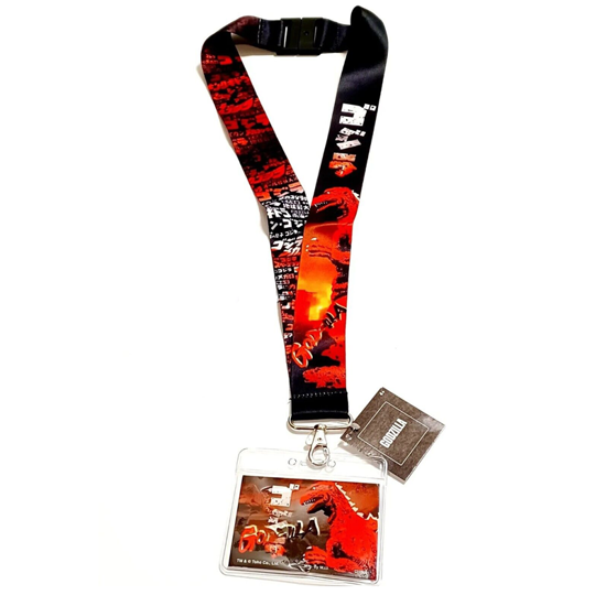 Picture of Godzilla Deluxe Lanyard With Card Holder
