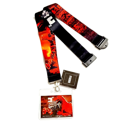 Picture of Godzilla Deluxe Lanyard With Card Holder