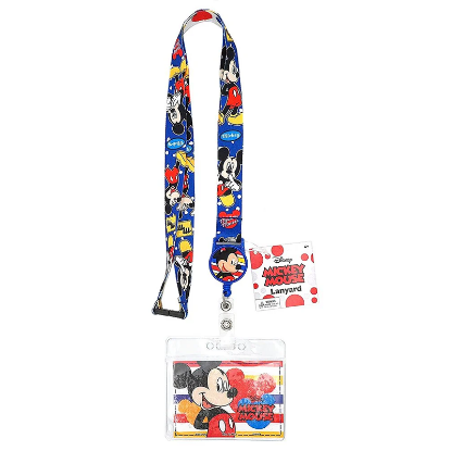 Picture of Disney	Mickey Lanyard with Retractable Card Holder