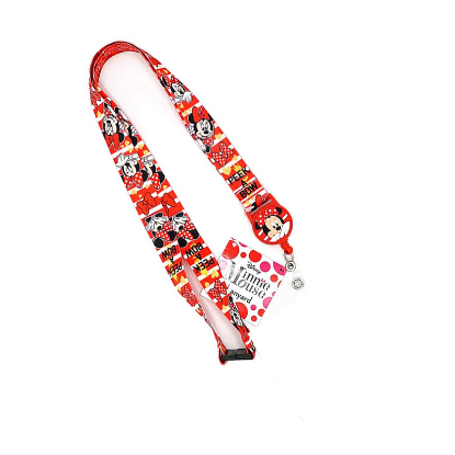 Picture of Disney Minnie Mouse Peek A Bow Lanyard With Retractable Card Holder