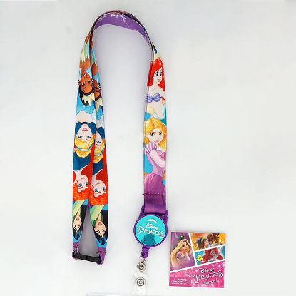 Picture of Disney Princess Retractable Lanyard With Card Holder