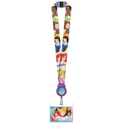 Picture of Disney Princess Retractable Lanyard With Card Holder