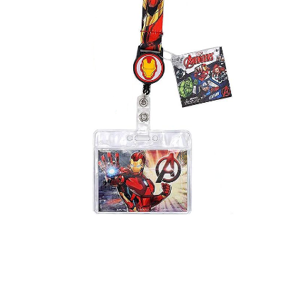 Picture of Marvel Iron Man Lanyard With Zip Lock Card Holder