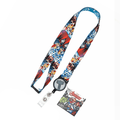 Picture of Marvel Thor Lanyard with Zip Lock Card Holder