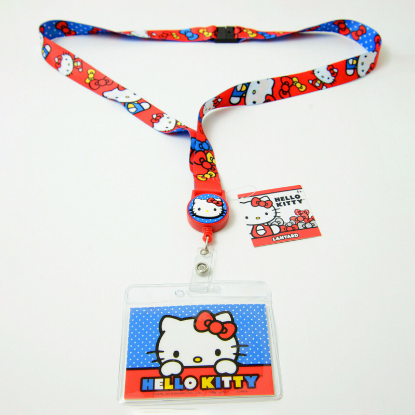 Picture of Sanrio Hello Kitty Lanyard with Retractable Card Holder