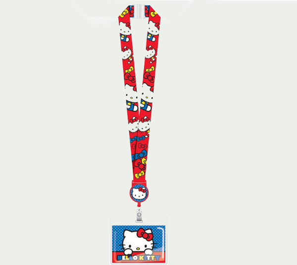 Picture of Sanrio Hello Kitty Lanyard with Retractable Card Holder