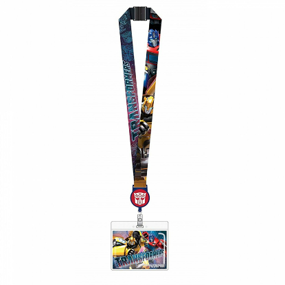 Picture of Transformers Lanyard with Retractable ID Badge Card Holder