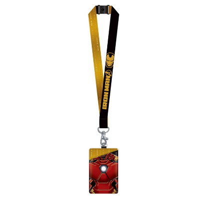 Picture of Marvel Avengers Iron Man Deluxe Lanyard With PU Card Holder
