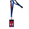 Picture of Marvel Spider-Man Web Face Lanyard With PU Card Holder