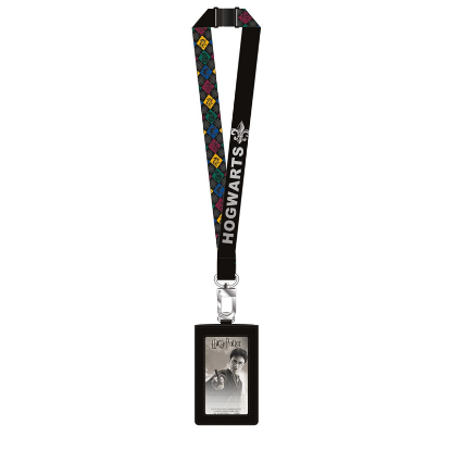 Picture of Harry Potter Hogwarts Crest Lanyard With PU Card Holder