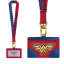 Picture of DC Comics Wonder Woman Symbol Lanyard With PU Card Holder