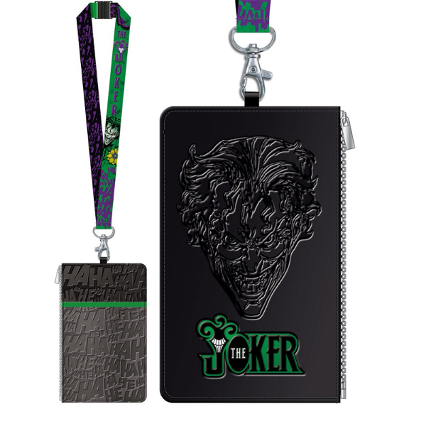 Picture of DC Comics Joker Deluxe Lanyard With Passport Holder