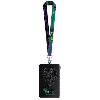 Picture of DC Comics Joker Deluxe Lanyard With Passport Holder