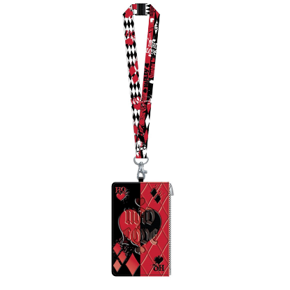 Picture of DC Comics Harley Quinn Deluxe Lanyard With Passport Holder