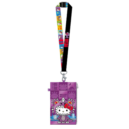 Picture of Hello Kitty Kaiju Deluxe Lanyard With Passport Holder