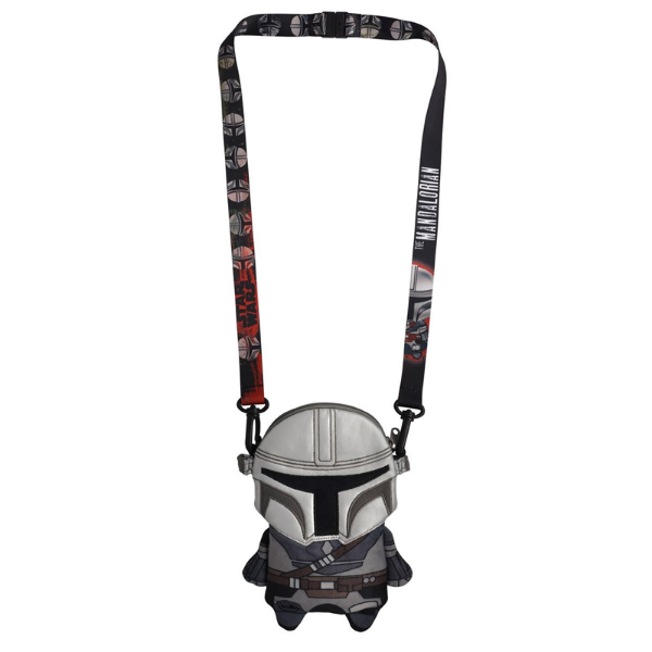 Picture of Star Wars The Mandalorian Beskar Armor Deluxe Lanyard With Plush Pouch