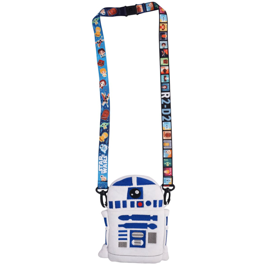 Picture of Star Wars R2-D2 Deluxe Travel Lanyard With Zipper Pouch Card Holder  25 Inch Strap