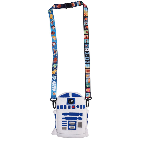 Picture of Star Wars R2-D2 Deluxe Travel Lanyard With Zipper Pouch Card Holder  25 Inch Strap